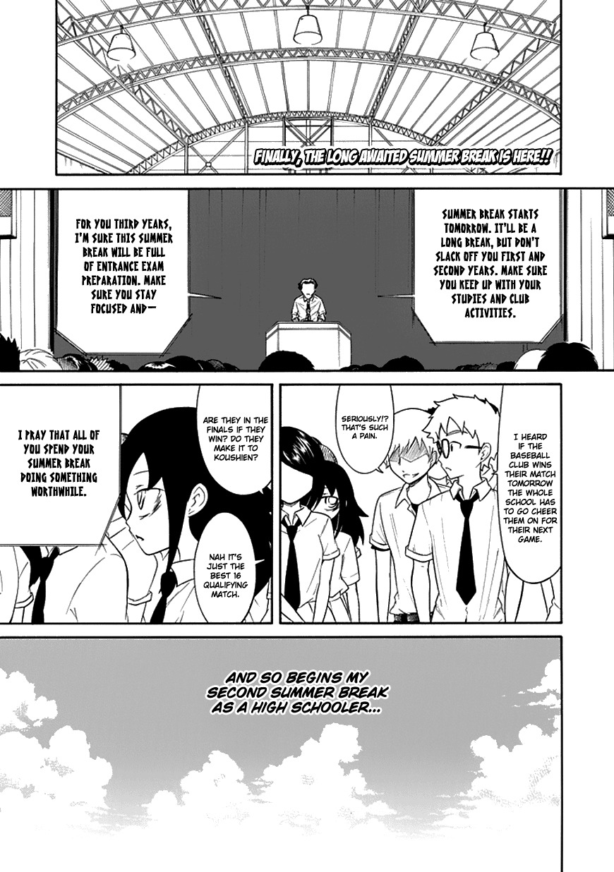 It's Not My Fault That I'm Not Popular! Chapter 57 page 1 - Chapter 57: Because I'm Not Popular, My Second Summer Break Begins