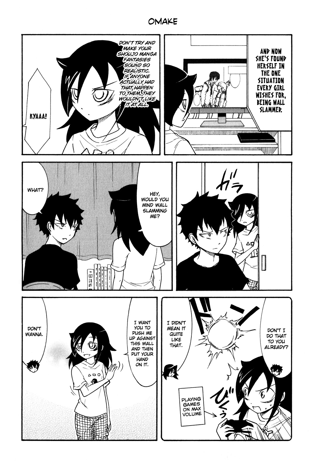 It's Not My Fault That I'm Not Popular! Chapter 66.6 page 1 - Chapter 66.6: Omake