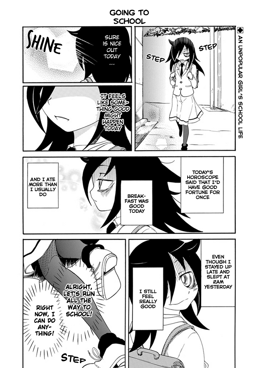 It's Not My Fault That I'm Not Popular! Chapter 7 page 2 - Chapter 7: Mourning 7: Because I'm Not Popular, Each Day Goes by Uneventfully