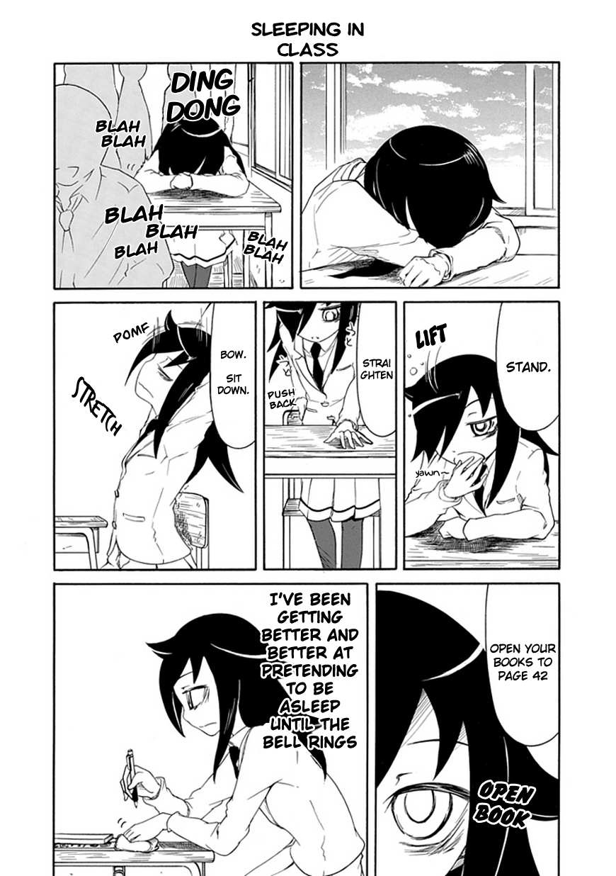 It's Not My Fault That I'm Not Popular! Chapter 7 page 4 - Chapter 7: Mourning 7: Because I'm Not Popular, Each Day Goes by Uneventfully