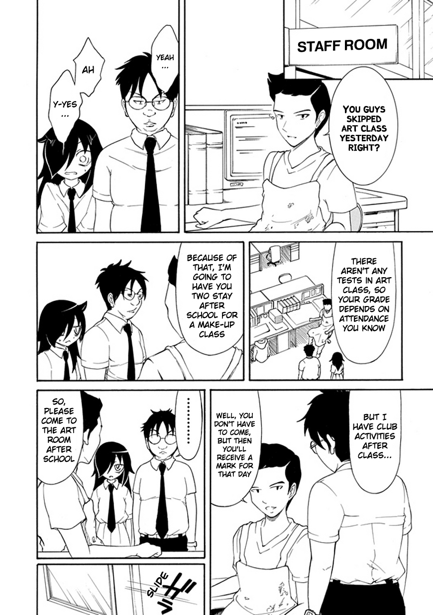 It's Not My Fault That I'm Not Popular! Chapter 9 page 4 - Chapter 9: Mourning 9: Since I'm Not Popular, I'll Draw a Portrait