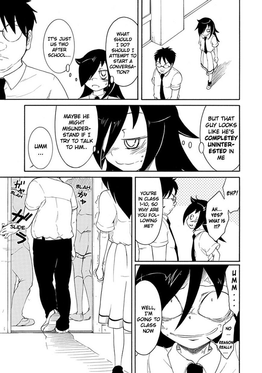 It's Not My Fault That I'm Not Popular! Chapter 9 page 5 - Chapter 9: Mourning 9: Since I'm Not Popular, I'll Draw a Portrait