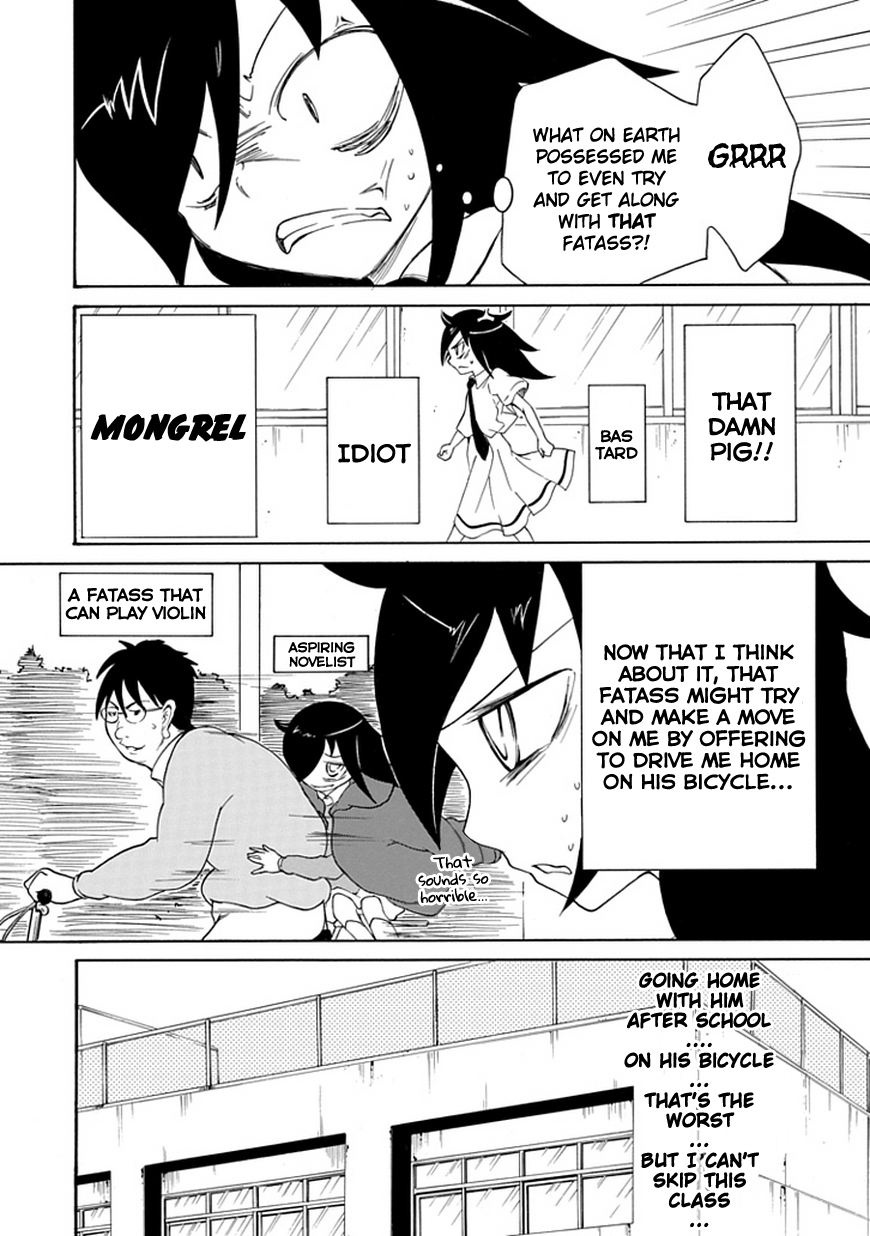 It's Not My Fault That I'm Not Popular! Chapter 9 page 6 - Chapter 9: Mourning 9: Since I'm Not Popular, I'll Draw a Portrait