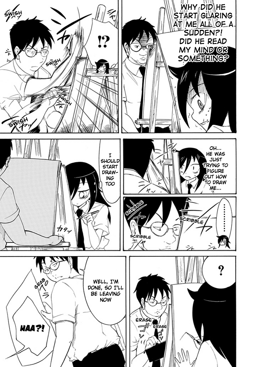 It's Not My Fault That I'm Not Popular! Chapter 9 page 9 - Chapter 9: Mourning 9: Since I'm Not Popular, I'll Draw a Portrait