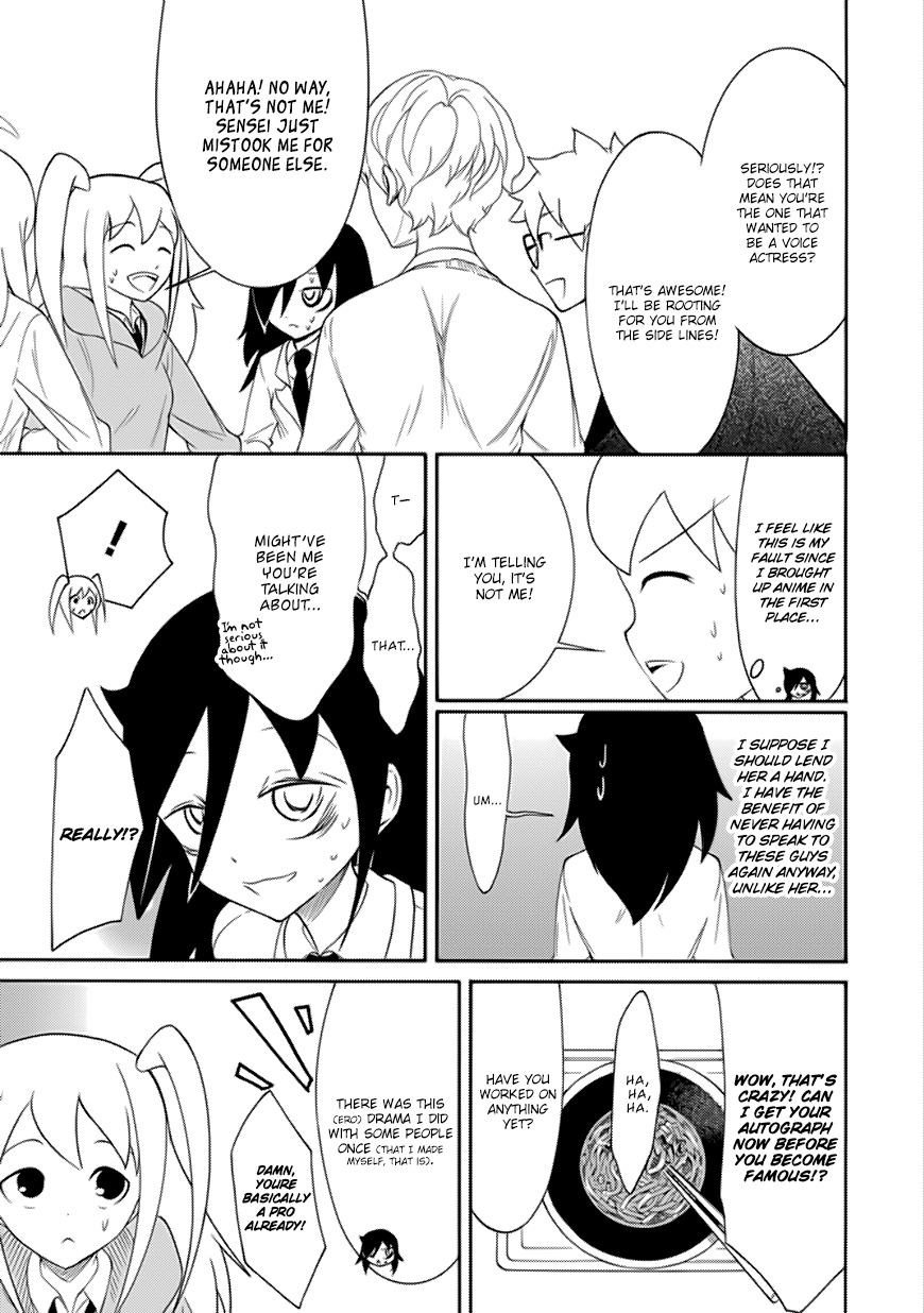 It's Not My Fault That I'm Not Popular! Chapter 97 page 11 - Chapter 97: Because I'm Not Popular, I'll Eat At The Cafeteria