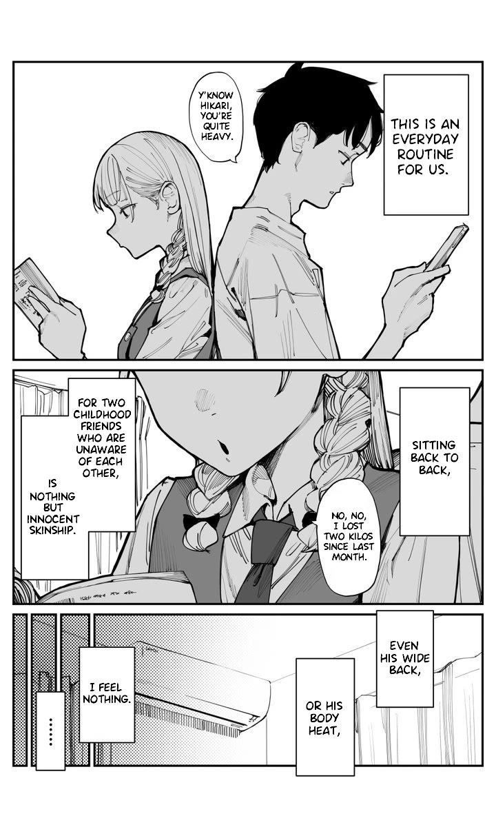 It's Quite Late, but I've Fallen in Love with My Childhood Friend Chapter 1 page 2 - Chapter 1: Two people with nothing to do, on a day with nothing to do.