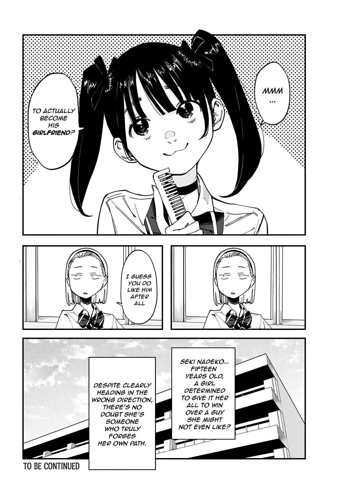 It's Quite Late, but I've Fallen in Love with My Childhood Friend Chapter 12.5 page 4 - Chapter 12.5: Seki Nadeko, Someone Who Forges Her Own Path