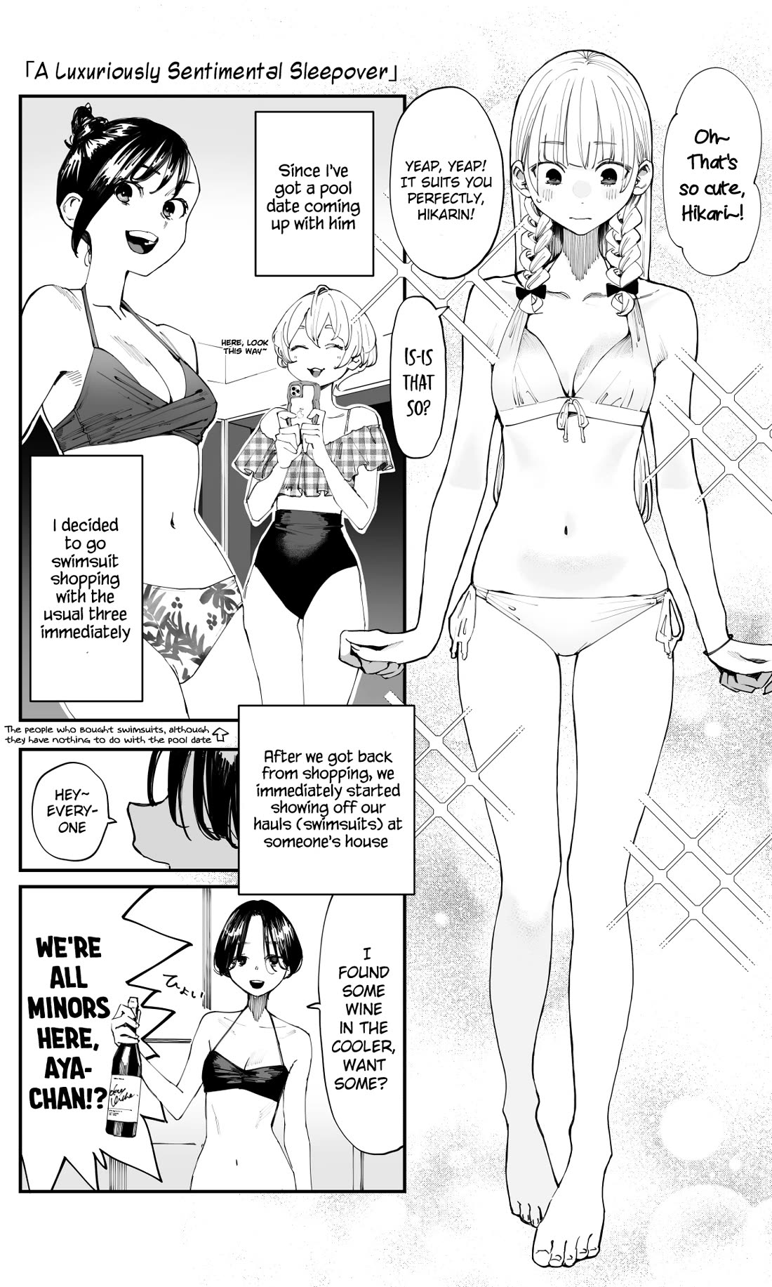 It's Quite Late, but I've Fallen in Love with My Childhood Friend Chapter 15 page 1 - Chapter 15: A Luxuriously Sentimental Sleppover
