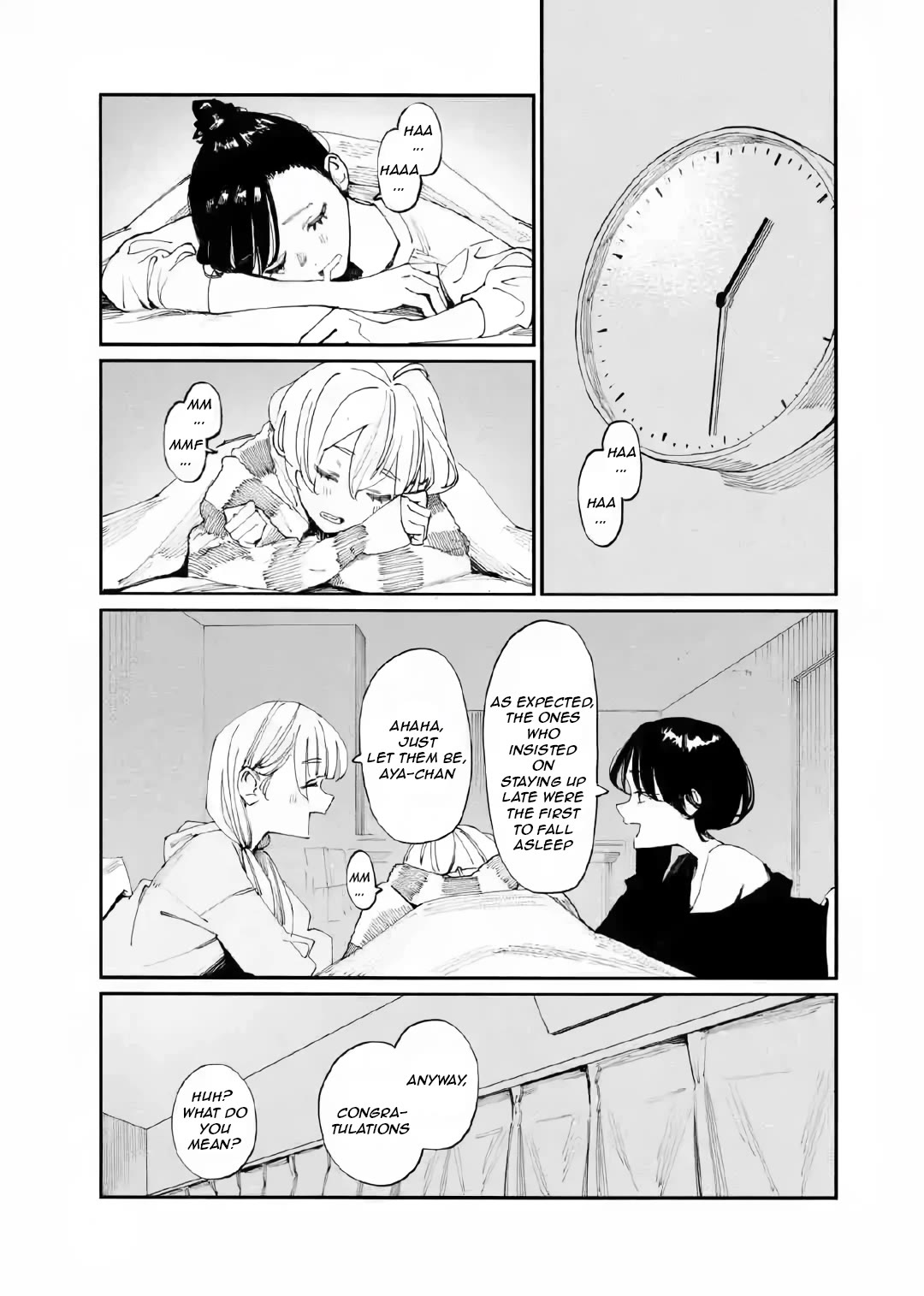 It's Quite Late, but I've Fallen in Love with My Childhood Friend Chapter 18.5 page 4 - Chapter 18.5: Pajama Party