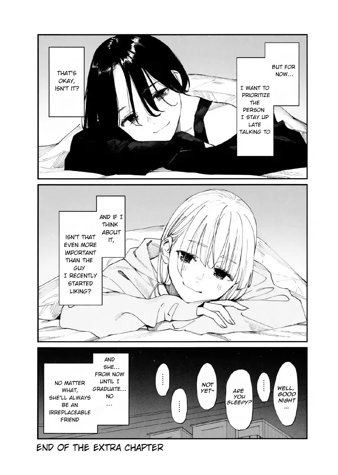 It's Quite Late, but I've Fallen in Love with My Childhood Friend Chapter 18.5 page 7 - Chapter 18.5: Pajama Party
