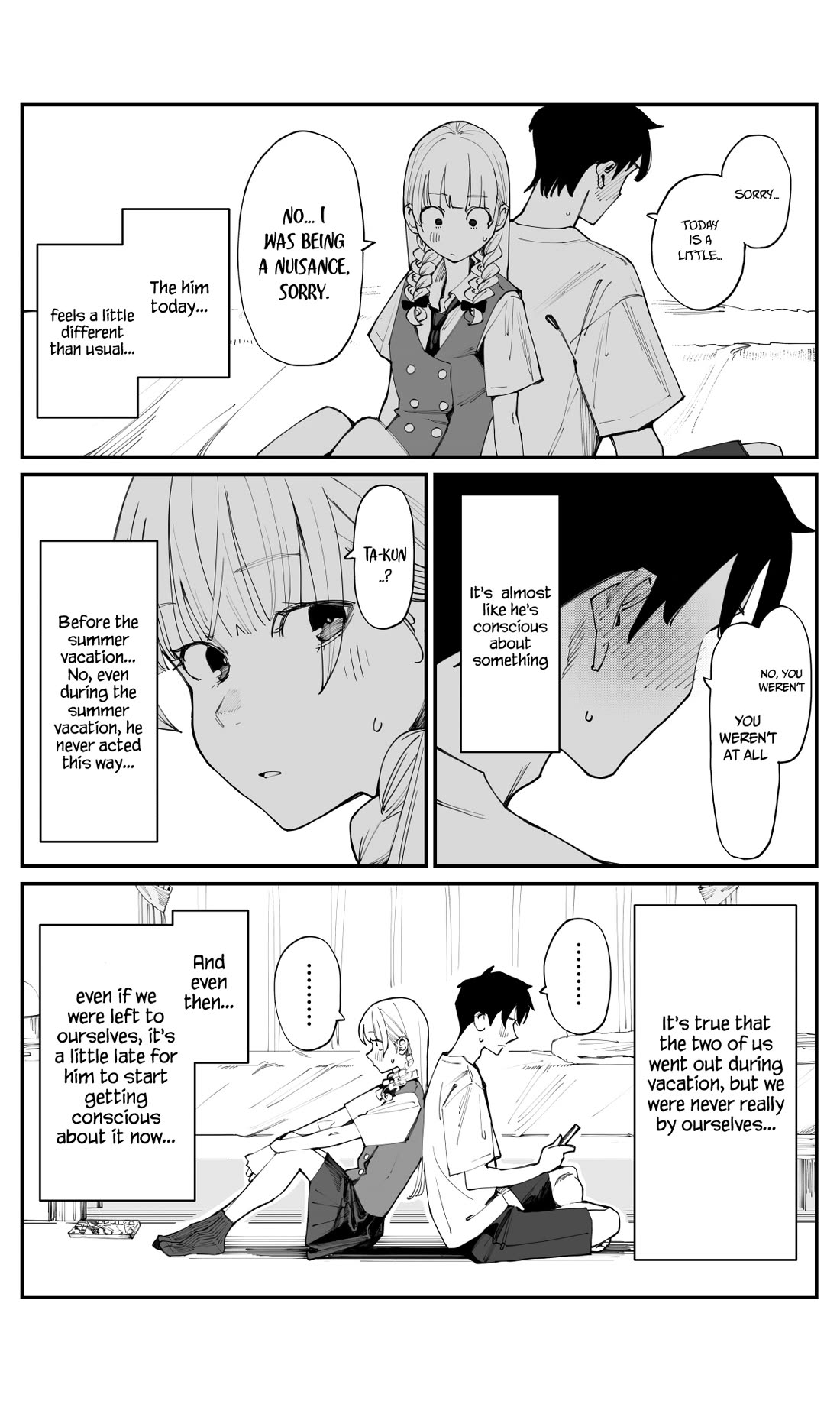 It's Quite Late, but I've Fallen in Love with My Childhood Friend Chapter 18 page 4 - Chapter 18: The Day Where Nothing Happened With Two People Where Something Might Have Happened