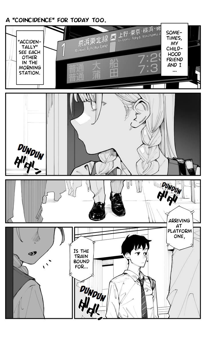 It's Quite Late, but I've Fallen in Love with My Childhood Friend Chapter 2 page 1 - Chapter 2: A "coincidence" for today too.