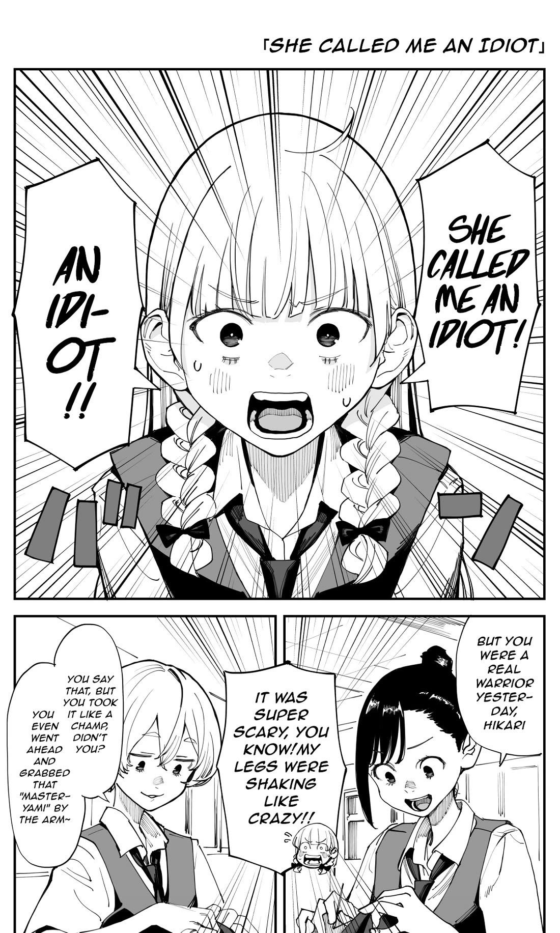 It's Quite Late, but I've Fallen in Love with My Childhood Friend Chapter 32 page 1 - Chapter 32: She called me an idiot!