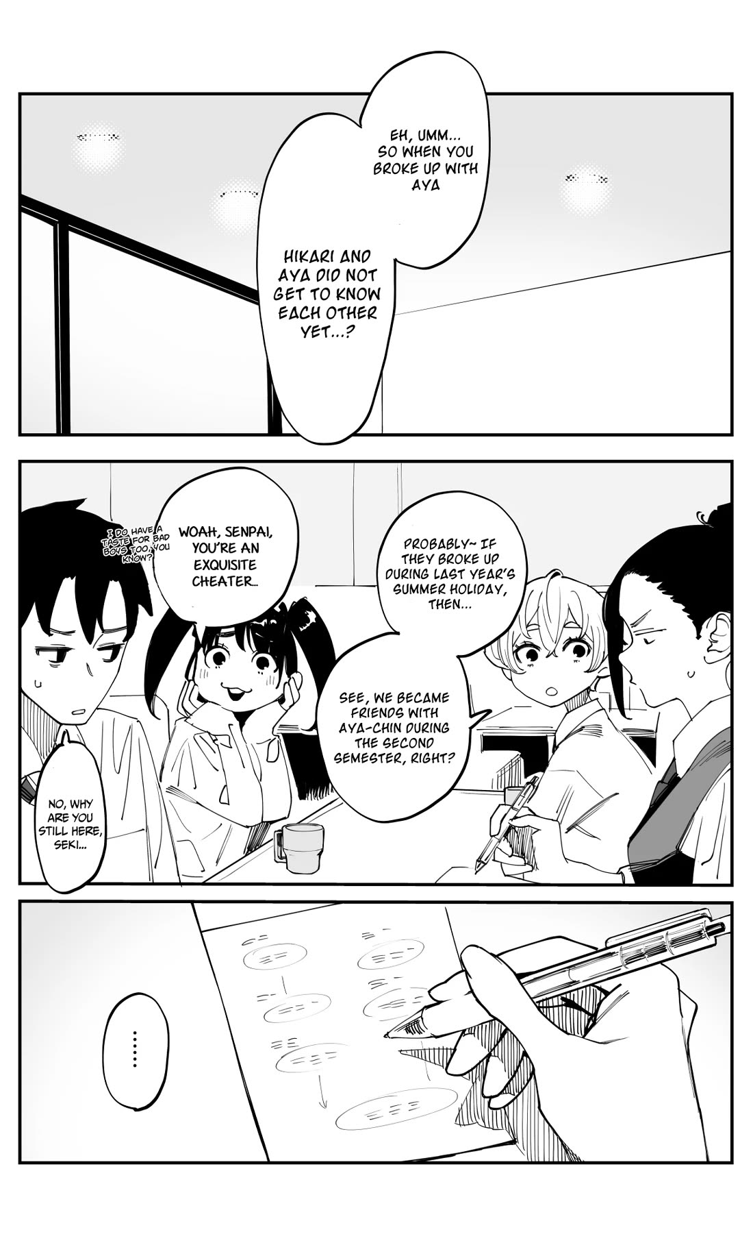 It's Quite Late, but I've Fallen in Love with My Childhood Friend Chapter 43 page 12 - Chapter 43: The Pride of the Lecturing Girls