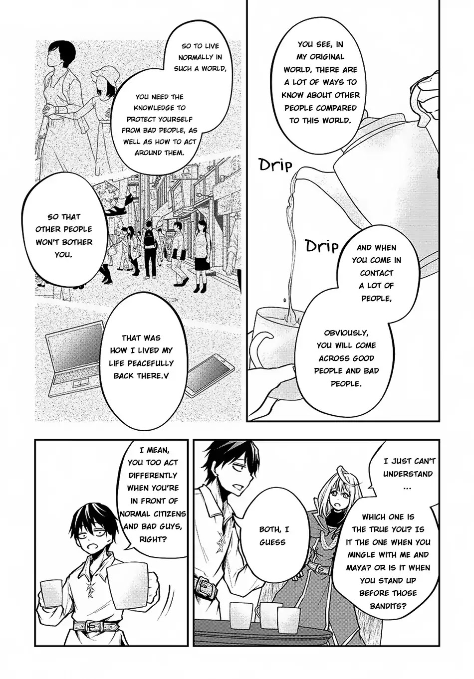 It's Sudden, but I came to Another World! But i hope to live Safely Chapter 2.2 page 18 - Chapter 2.2