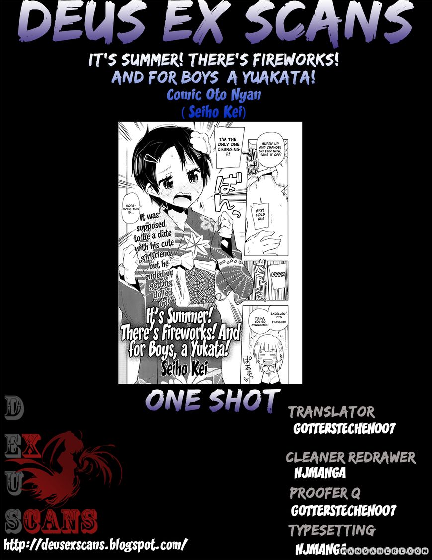 It's Summer! There's Fireworks! And for Boys, a Yuakata! Chapter 1 page 13 - Chapter 1