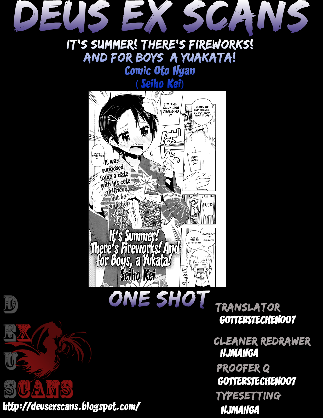 It's Summer! There's Fireworks! And for Boys, a Yukata! Chapter 0.2 page 13 - Chapter 0 v2 : [Oneshot]