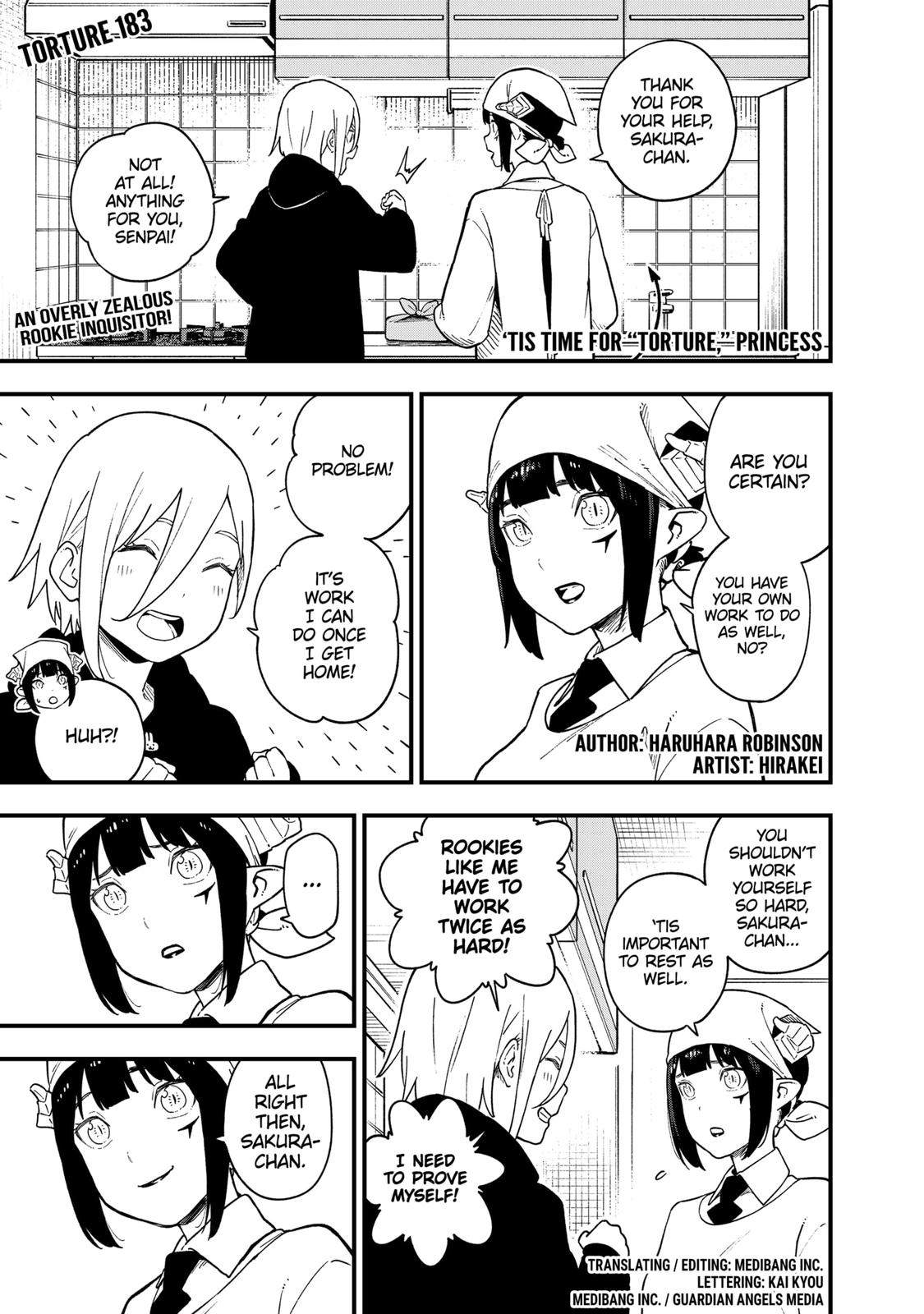 It's Time for "Interrogation", Princess! Chapter 183 page 1 - Chapter 183