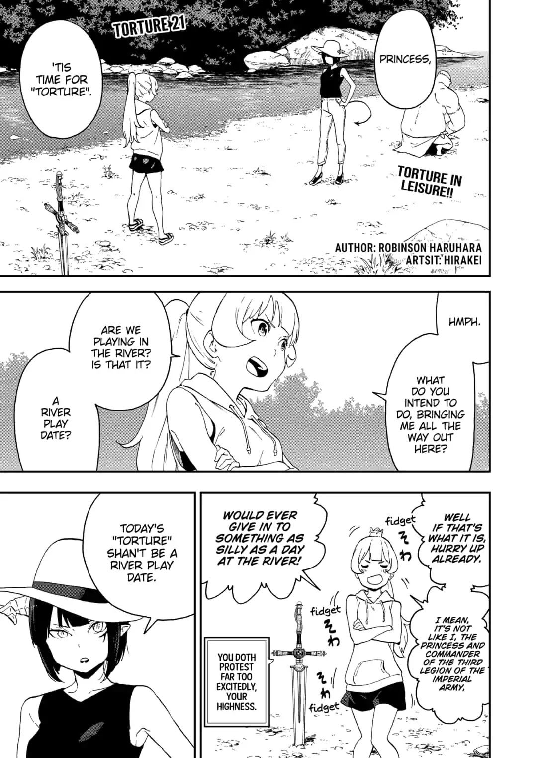 It's Time for "Interrogation", Princess! Chapter 21 page 1 - Chapter 21