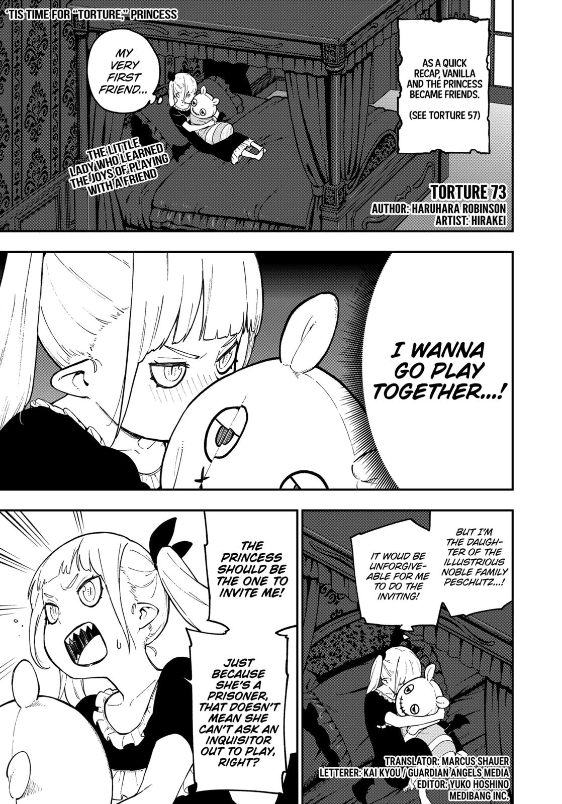 It's Time for "Interrogation", Princess! Chapter 73 page 1 - Chapter 73