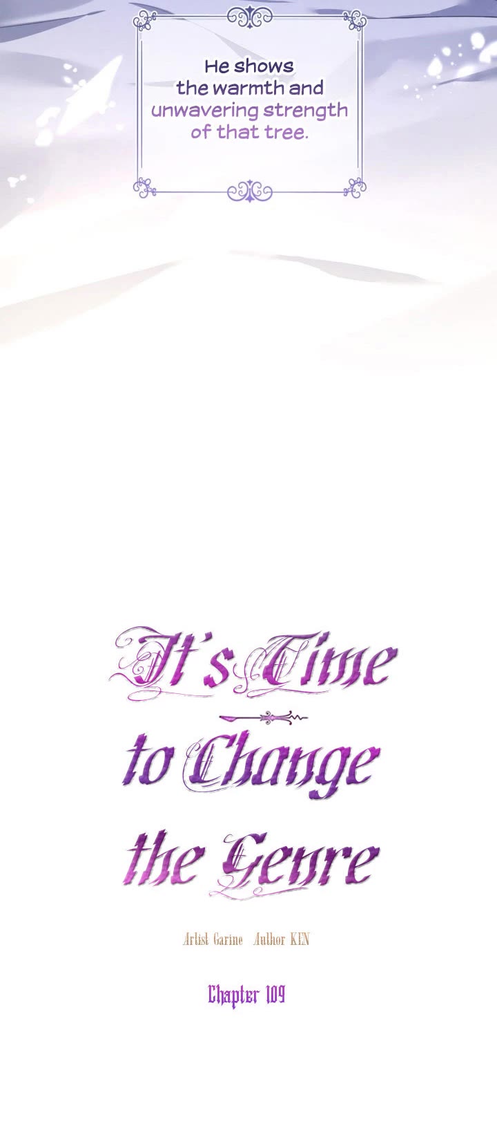 It’s Time to Change the Genre Chapter 109 page 4 - Chapter 109