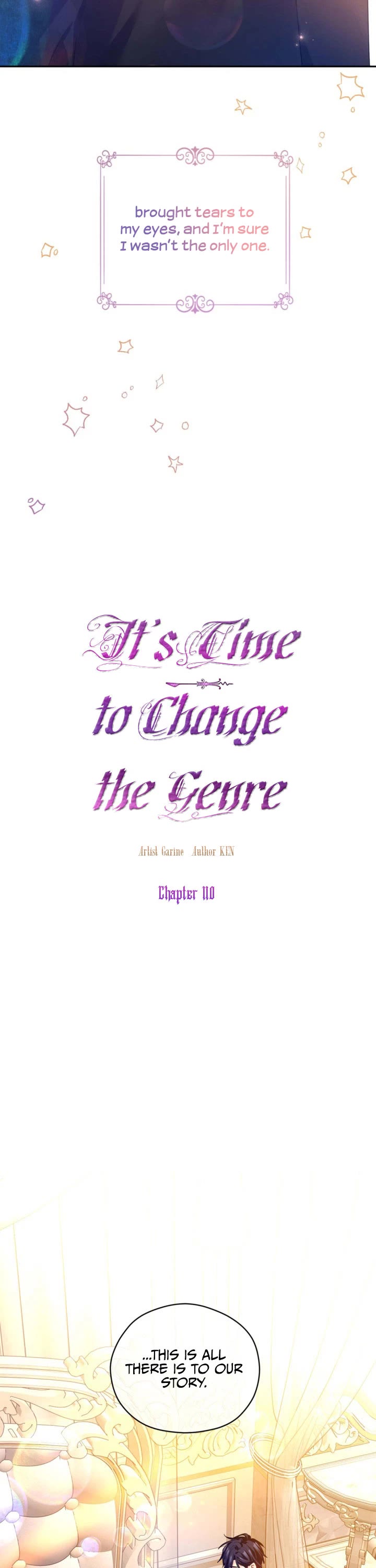 It’s Time to Change the Genre Chapter 110 page 5 - Chapter 110