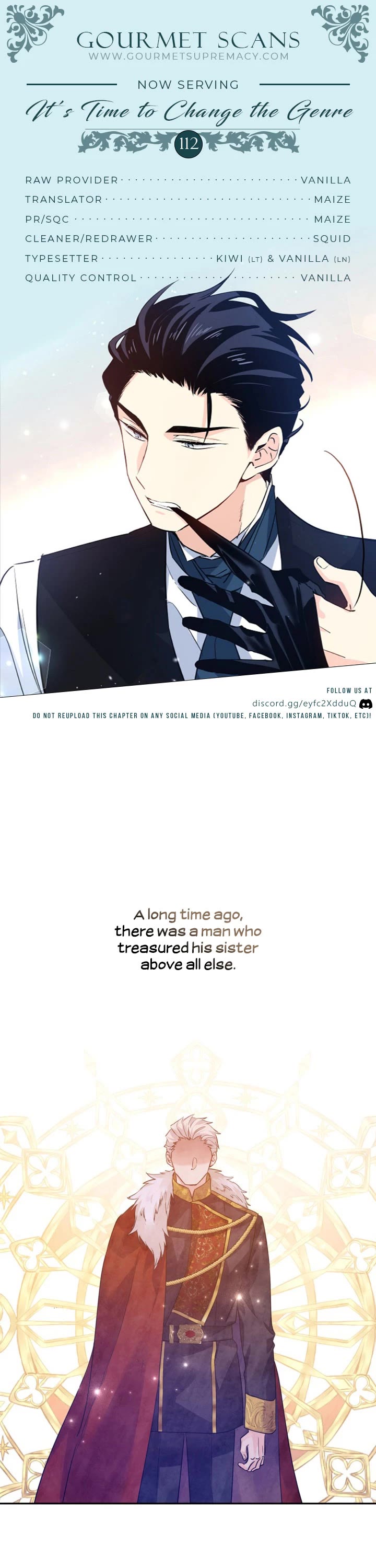 It’s Time to Change the Genre Chapter 112 page 1 - Chapter 112