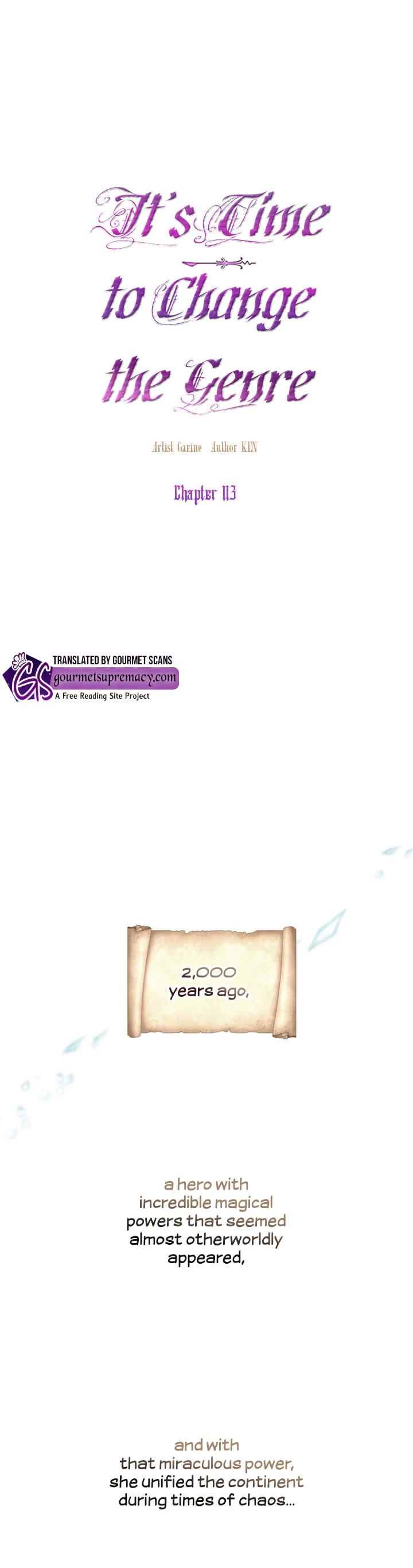 It’s Time to Change the Genre Chapter 113 page 6 - Chapter 113