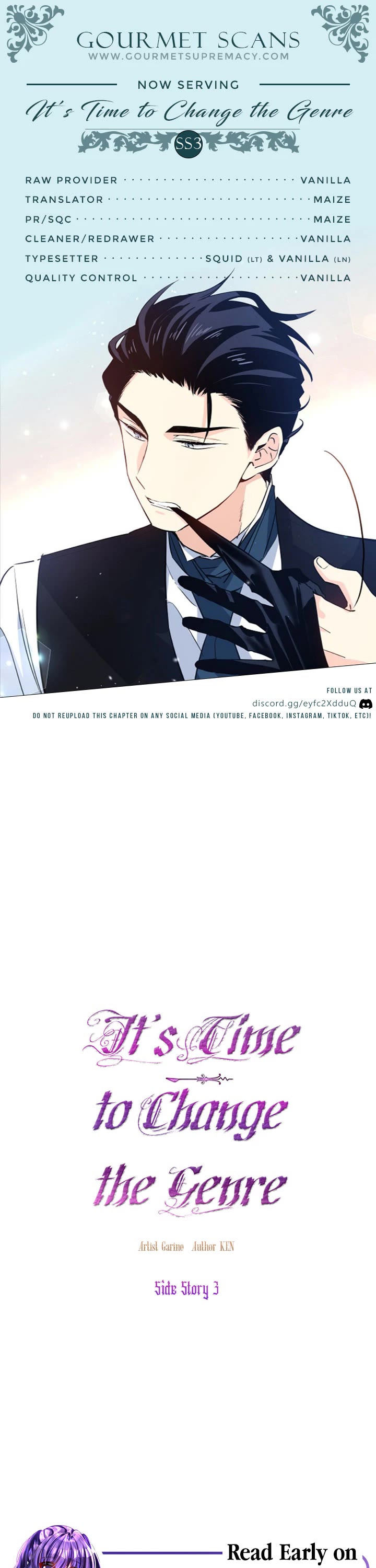 It’s Time to Change the Genre Chapter 122 page 1 - Chapter 122