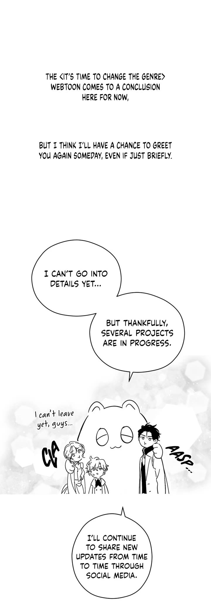 It’s Time to Change the Genre Chapter 123 page 12 - Chapter 123: Afterword [END]