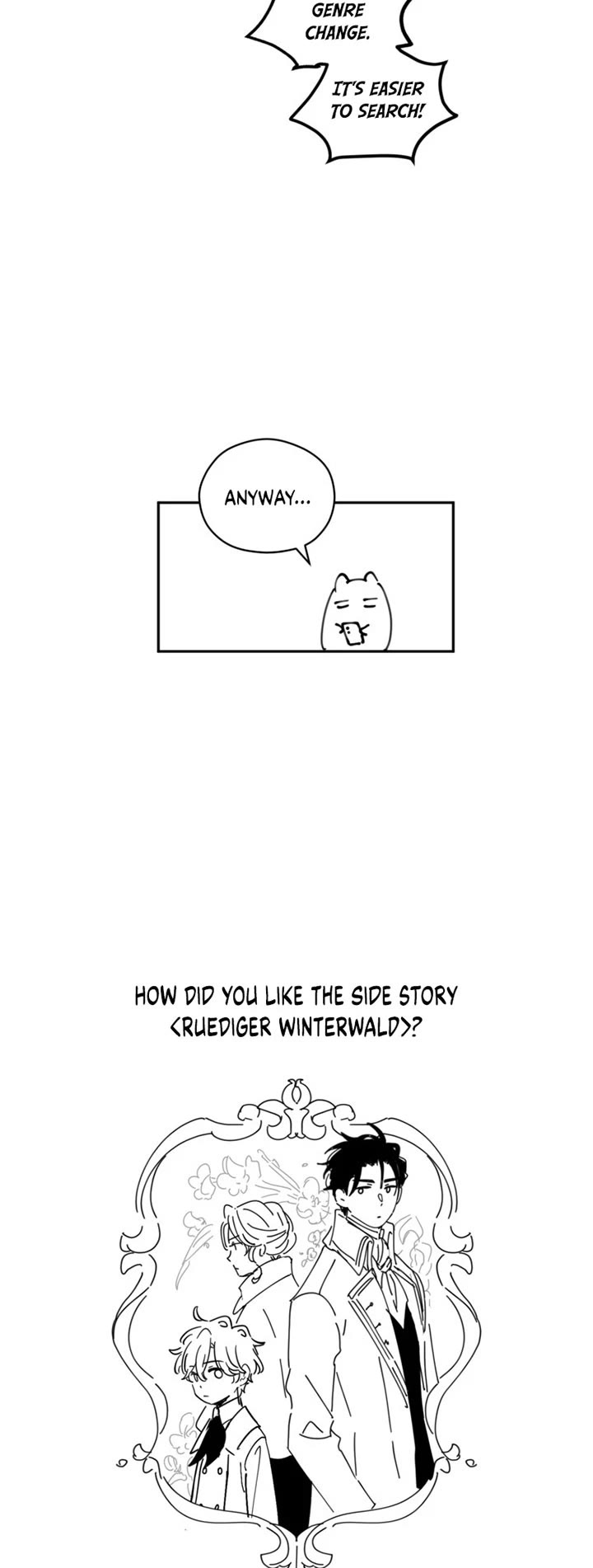 It’s Time to Change the Genre Chapter 123 page 3 - Chapter 123: Afterword [END]