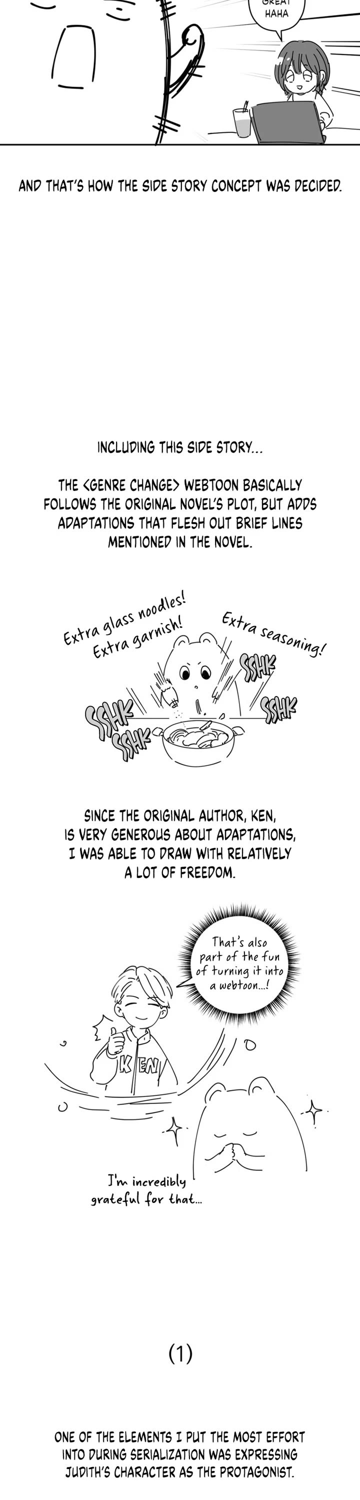 It’s Time to Change the Genre Chapter 123 page 5 - Chapter 123: Afterword [END]
