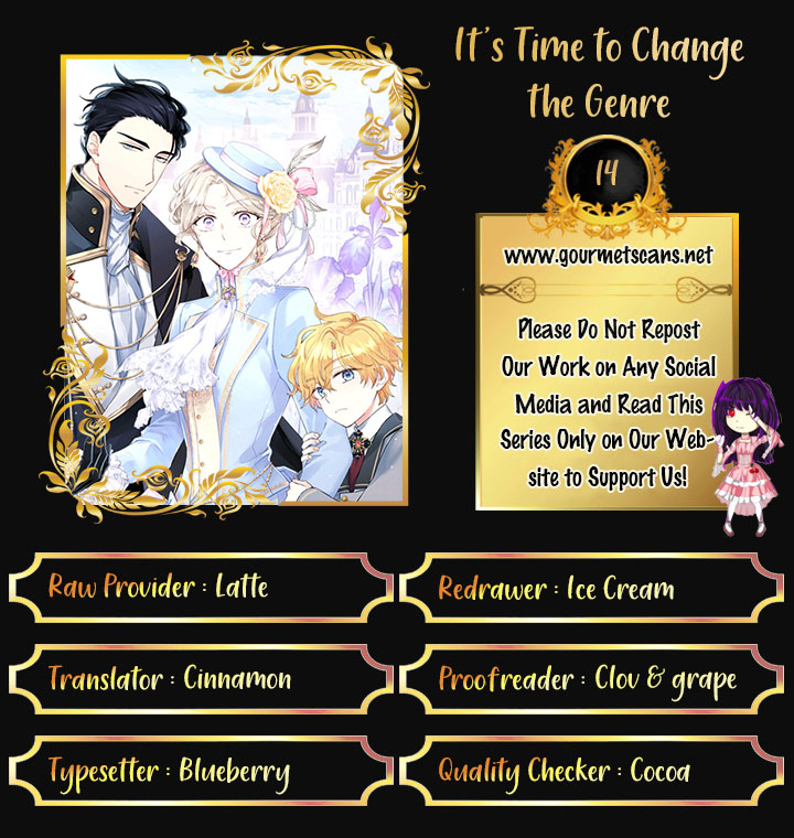 It’s Time to Change the Genre Chapter 14 page 1 - Chapter 14