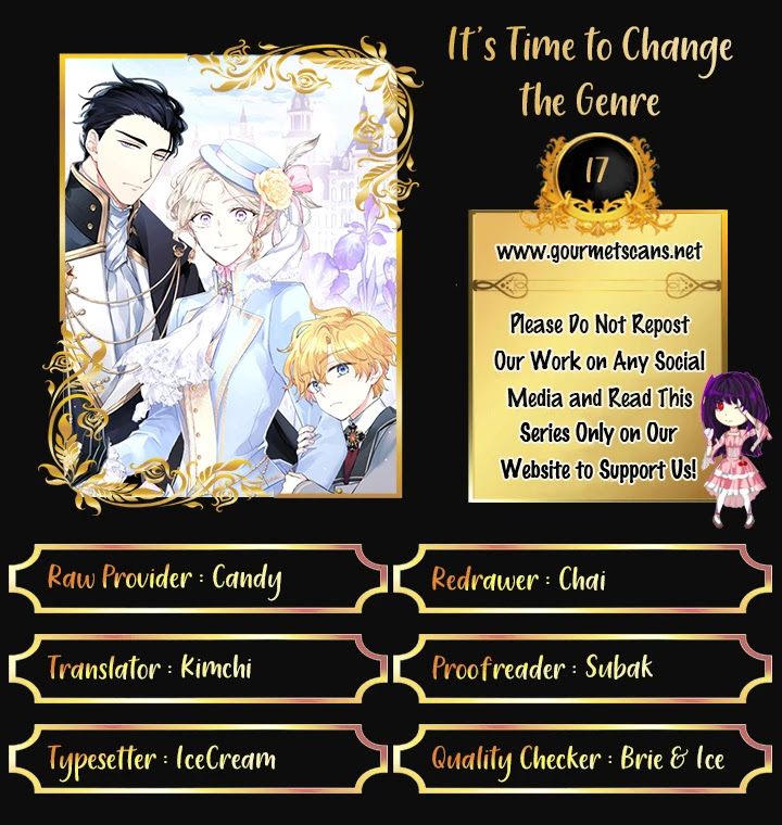It’s Time to Change the Genre Chapter 17 page 1 - Chapter 17