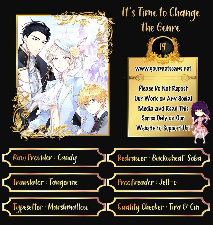 It’s Time to Change the Genre Chapter 19 page 1 - Chapter 19