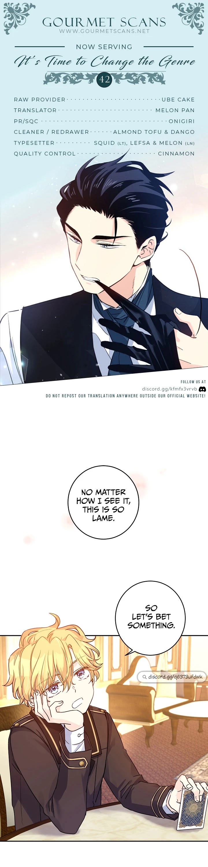It’s Time to Change the Genre Chapter 42 page 1 - Chapter 42