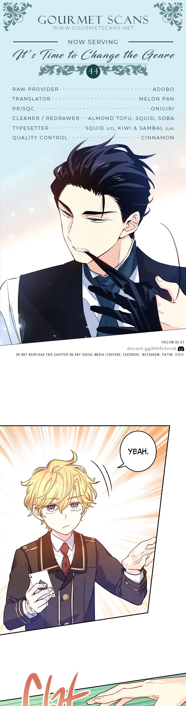 It’s Time to Change the Genre Chapter 44 page 1 - Chapter 44