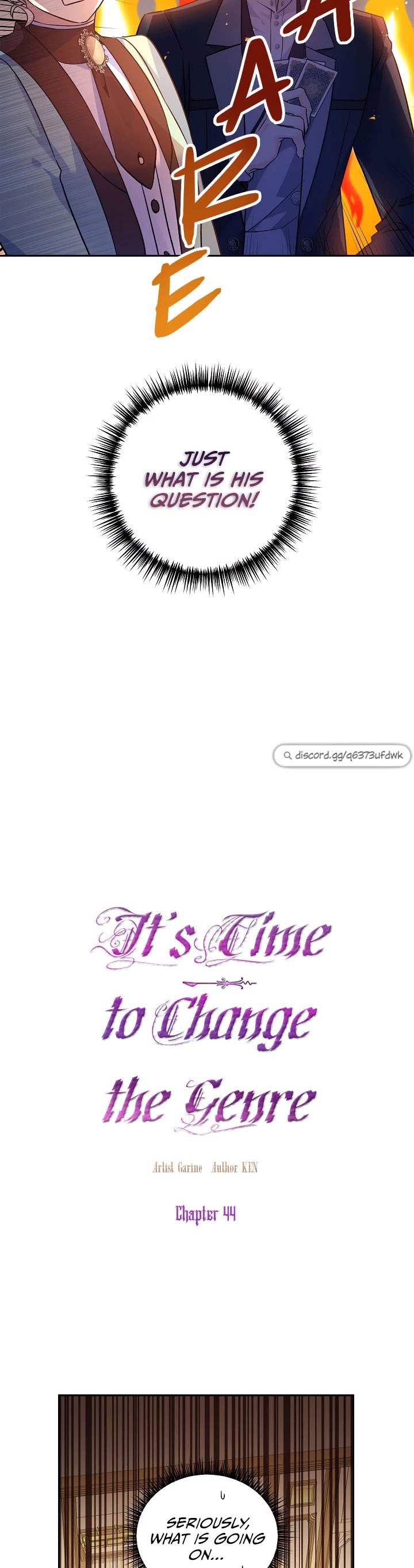 It’s Time to Change the Genre Chapter 44 page 3 - Chapter 44