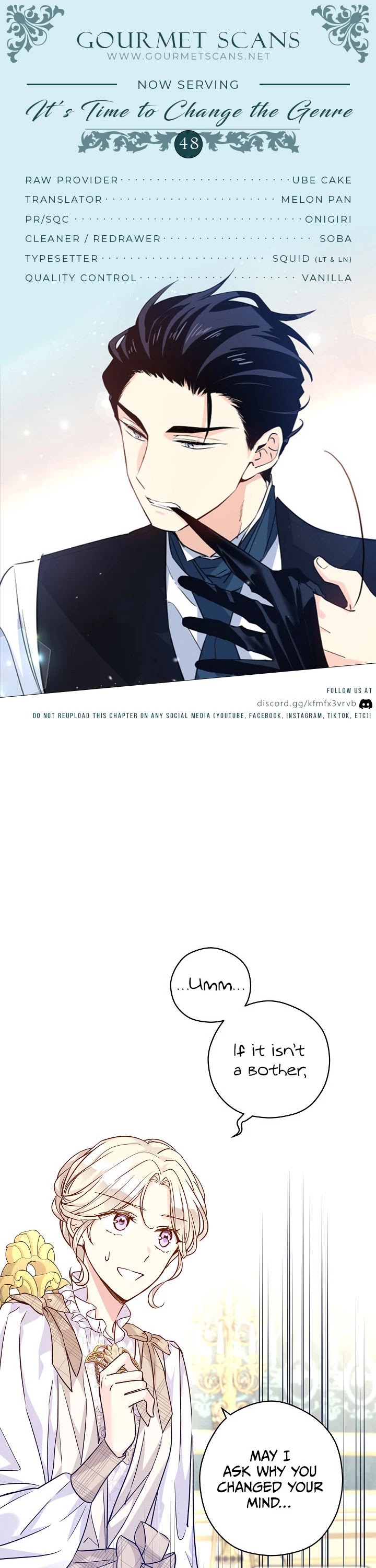 It’s Time to Change the Genre Chapter 48 page 1 - Chapter 48