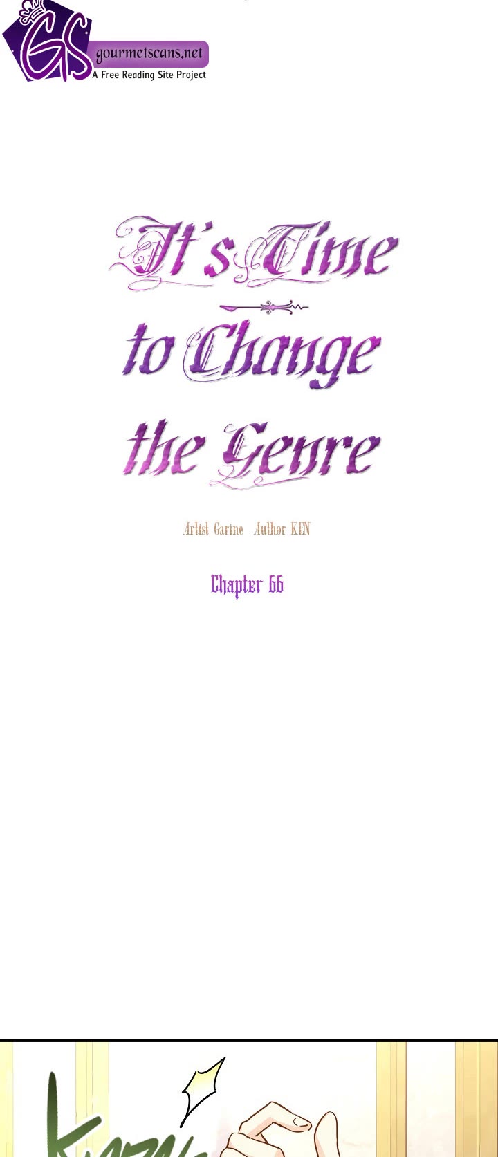 It’s Time to Change the Genre Chapter 66 page 3 - Chapter 66