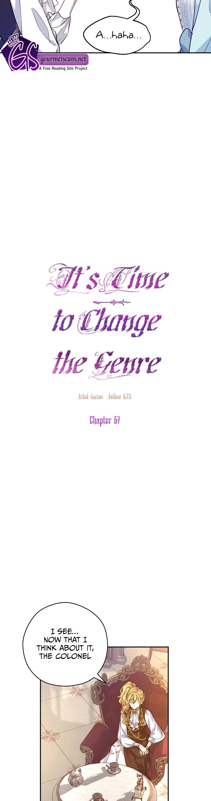 It’s Time to Change the Genre Chapter 67 page 3 - Chapter 67