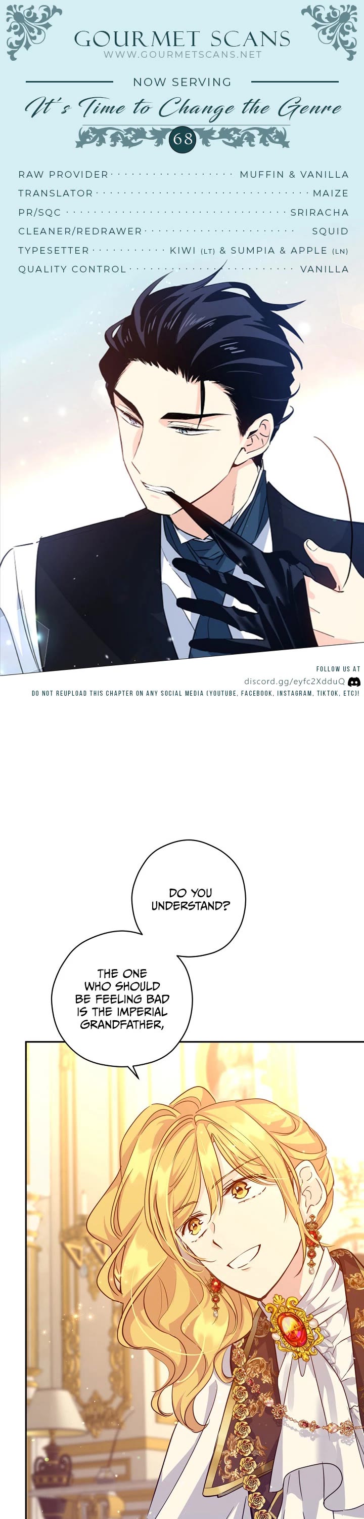 It’s Time to Change the Genre Chapter 68 page 1 - Chapter 68