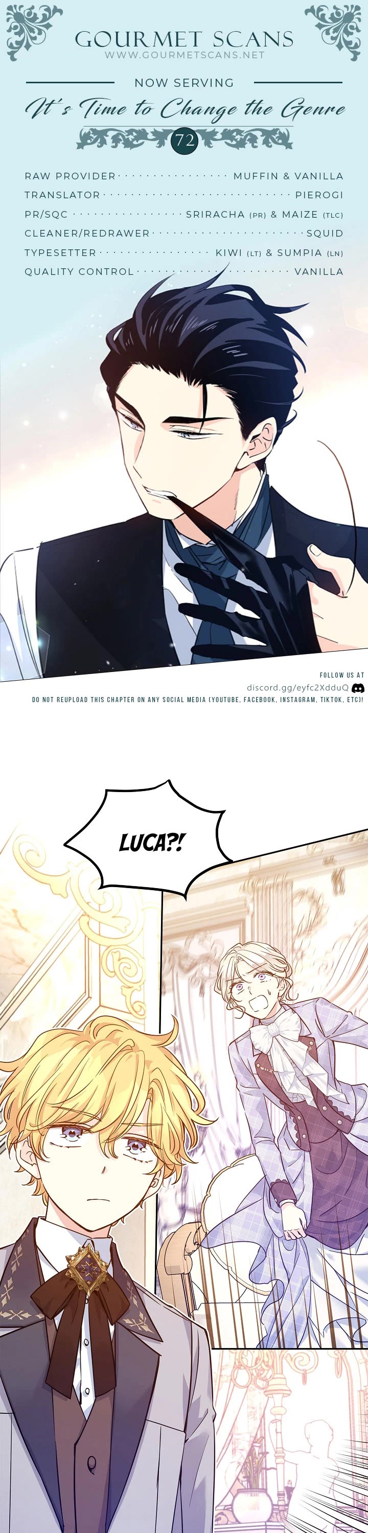 It’s Time to Change the Genre Chapter 72 page 1 - Chapter 72