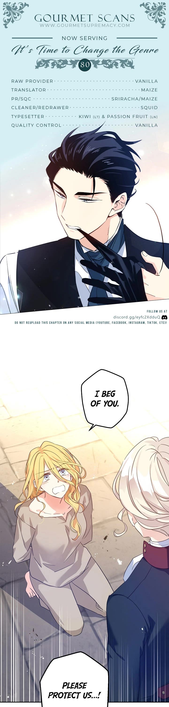 It’s Time to Change the Genre Chapter 80 page 1 - Chapter 80