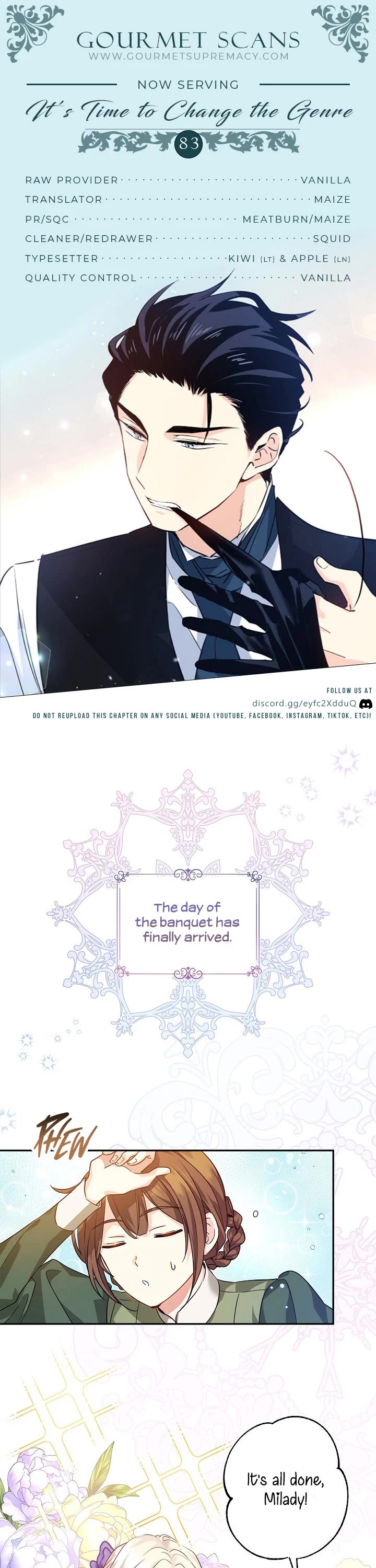 It’s Time to Change the Genre Chapter 83 page 1 - Chapter 83