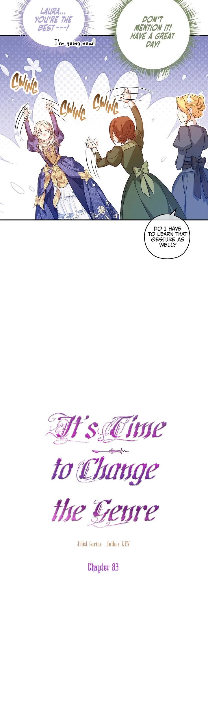 It’s Time to Change the Genre Chapter 83 page 8 - Chapter 83