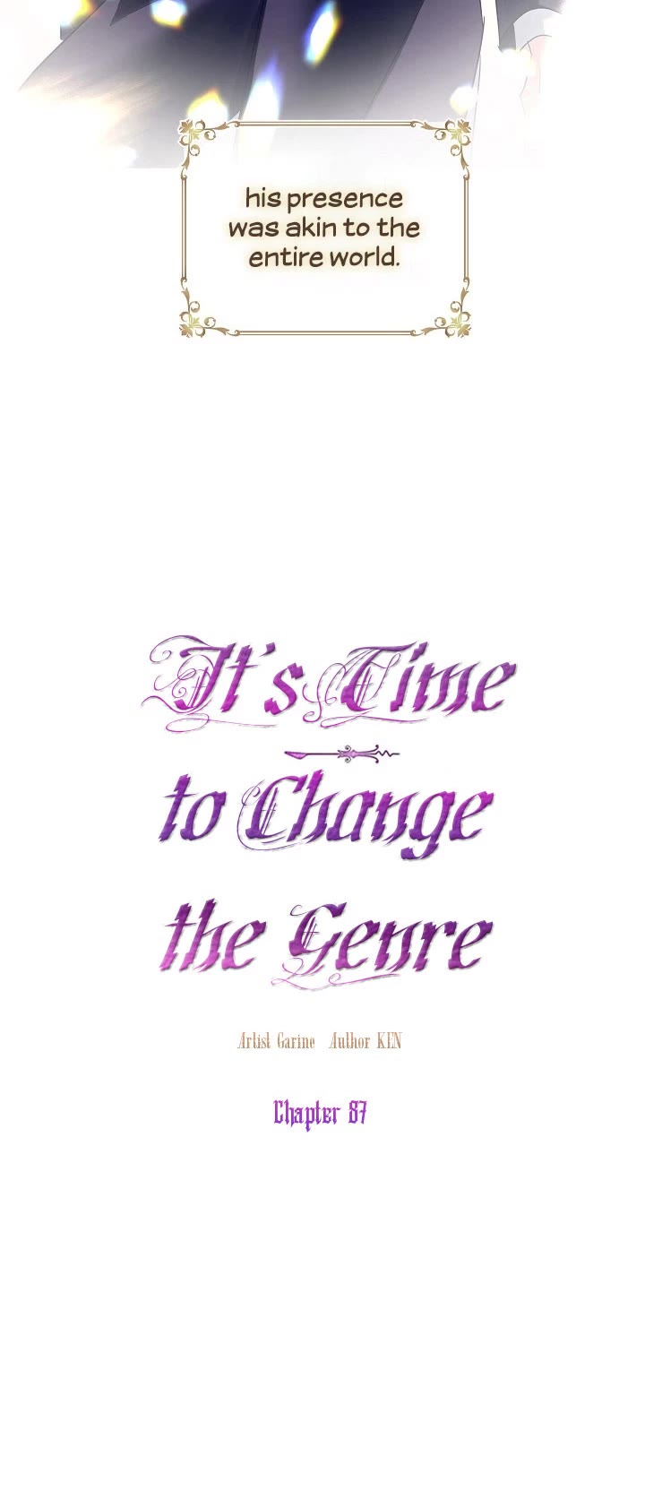 It’s Time to Change the Genre Chapter 87 page 6 - Chapter 87