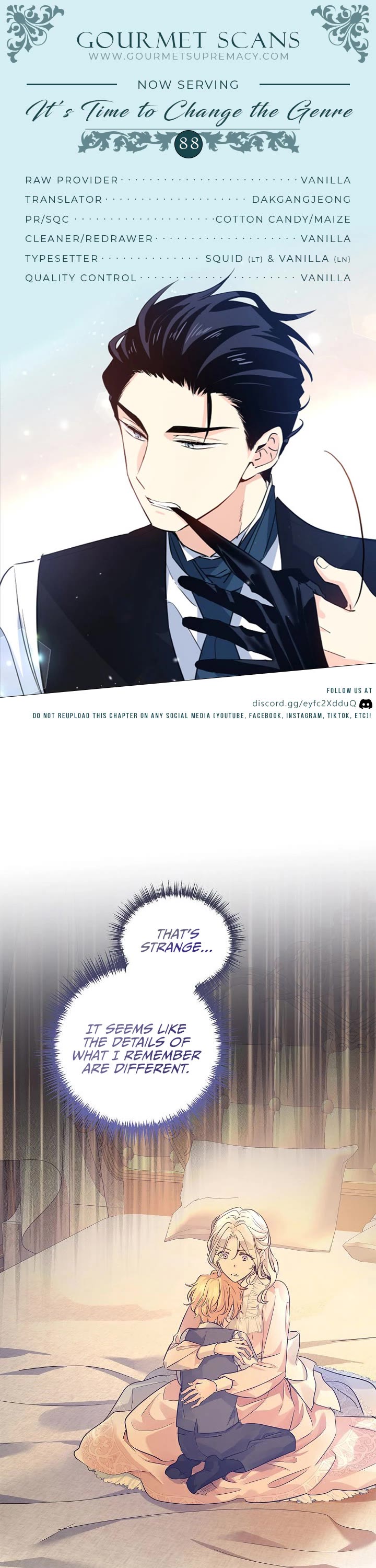 It’s Time to Change the Genre Chapter 88 page 1 - Chapter 88