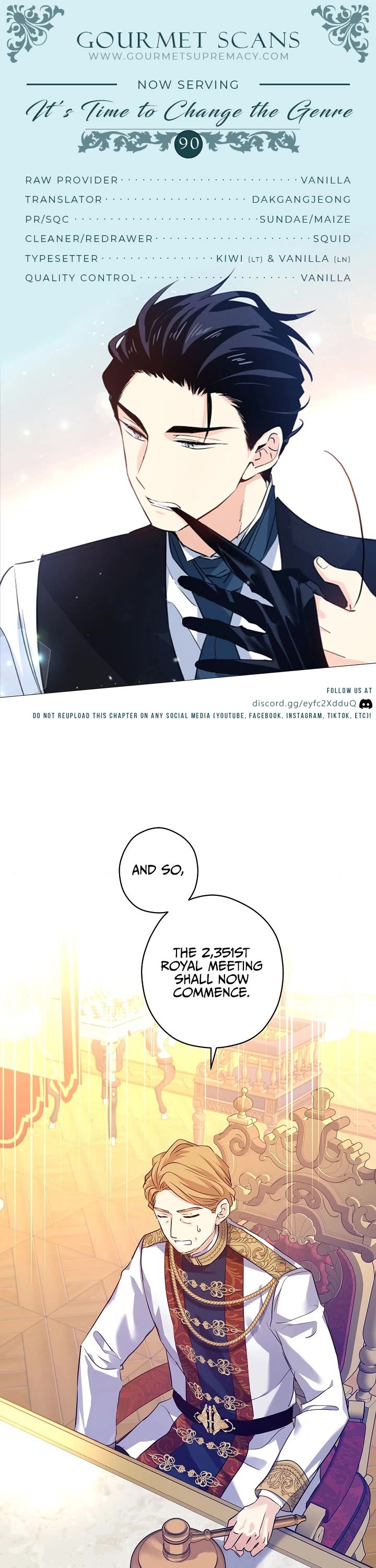 It’s Time to Change the Genre Chapter 90 page 1 - Chapter 90