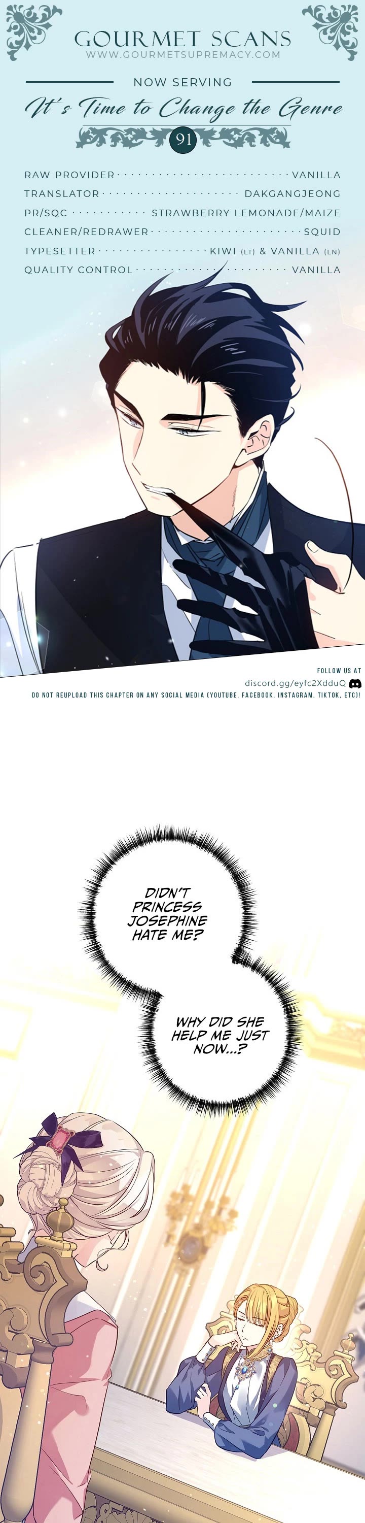 It’s Time to Change the Genre Chapter 91 page 1 - Chapter 91